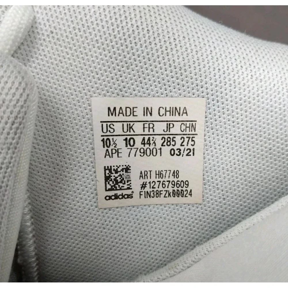 Adidas Exhibit A White Basketball Shoes Mens Size 10.5‎ H67748